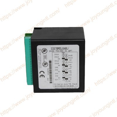 IC670MDL640 24 VDC positiv/negativ ingångsmodul