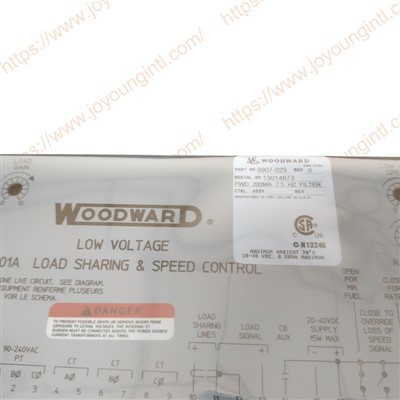 WOODWARD 9907-023 2301A Lastdelning och hastighetskontroll